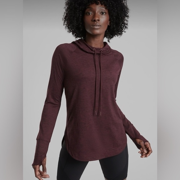 Athleta Tops - Athleta Women's Burgundy Hoodie